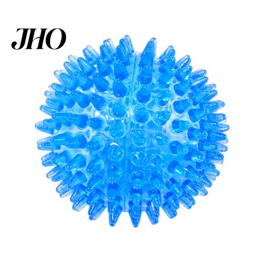 Soft Burrs Pet Toy Squeaky Dog Chewing Sound Ball Safe Teeth Cleaning Interactive Puppy Chew Balls Training Toys Supplies for Boredom Relief
