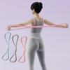 Silicone Fitness Resistance Band Anti-slip Figure 8 Exercise Elastic Strap 25/35Lbs Men Women Arm Shoulder Stretch Strength Training Tension Rope