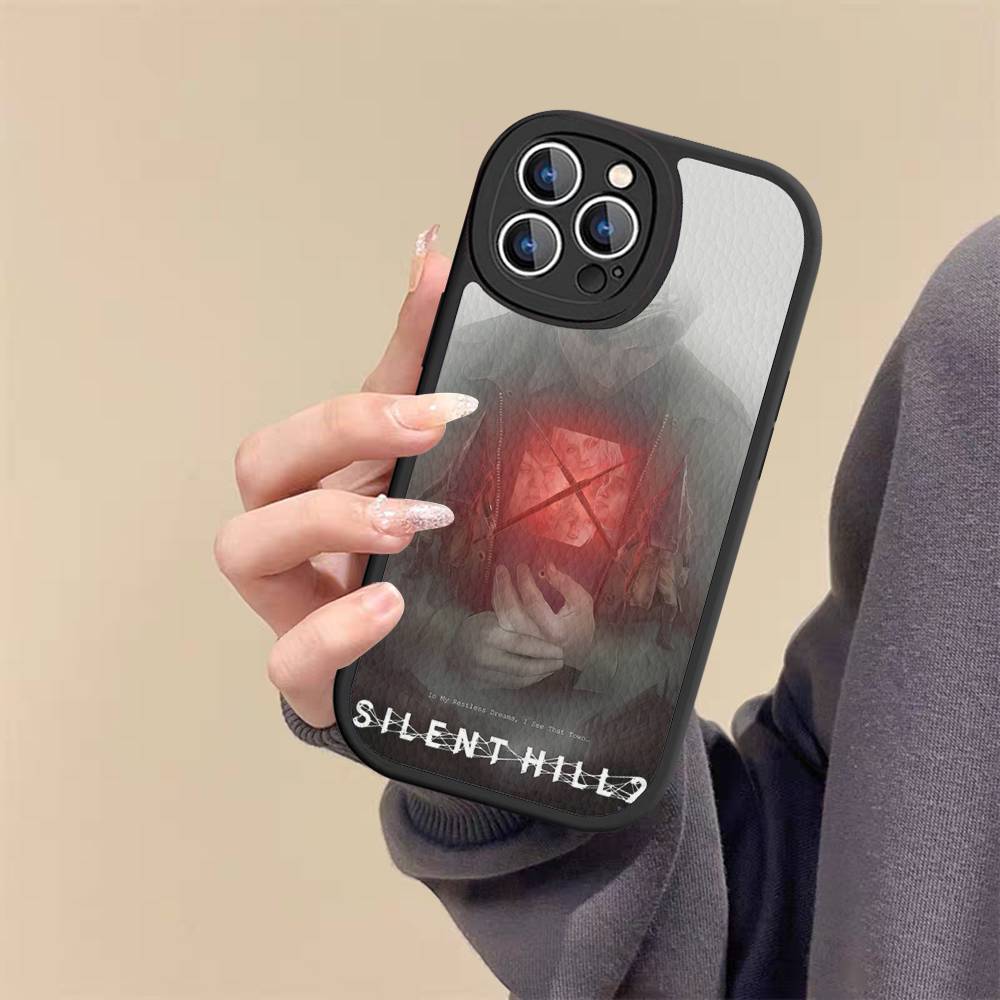 Horror Games S-Silent H-Hill Phone Case Hard Leather For IPhone 14 13 16 Mini 15 14 11 12 Pro Max Plus Fundas