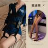 Fun Underwear Sexy Night Policewoman Cos Suit Seductive Flight Attendant Outfit European and American Style Royal Sister OL Secretary Outfit