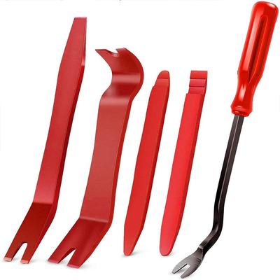 Car Door Clamp Panel Scratch Free Lever Kit and Audio Panel Disassembly 5Pc Trimming and Dismantling Tool Extraction Kit