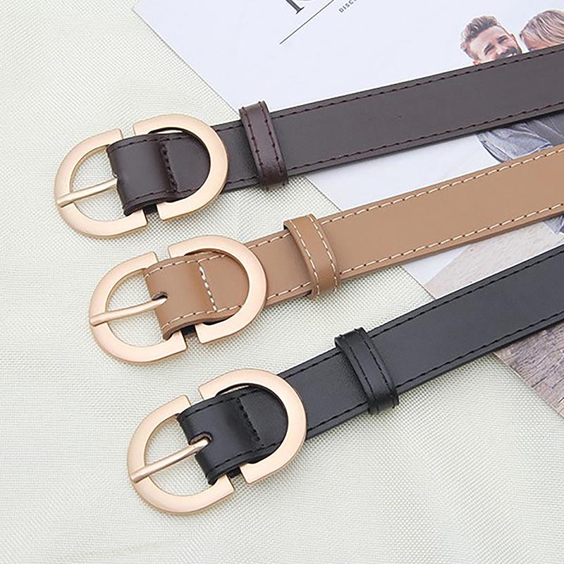 Korean Simple Belt With Suit Coat Jeans Women'S Waistband Simple Decorative Casual Versatile Belt Accessories