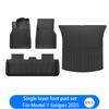 For Tesla New Model Y Juniper 2026+ TPE Floor Mats Waterproof Luggage Mat Wear-resistant Foot Pads ModelY Trunk Mats Accessories