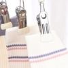 5Pcs Non-slip Clothes Hanger with 8 Clips Stainless Steel Sock Hangers  Closet Storage