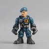 6Pcs/Set Q Version Warrior Elite Force Military Action Figure Toys 8cm Terrorist SWAT Team Soldiers for Children Playing Gift