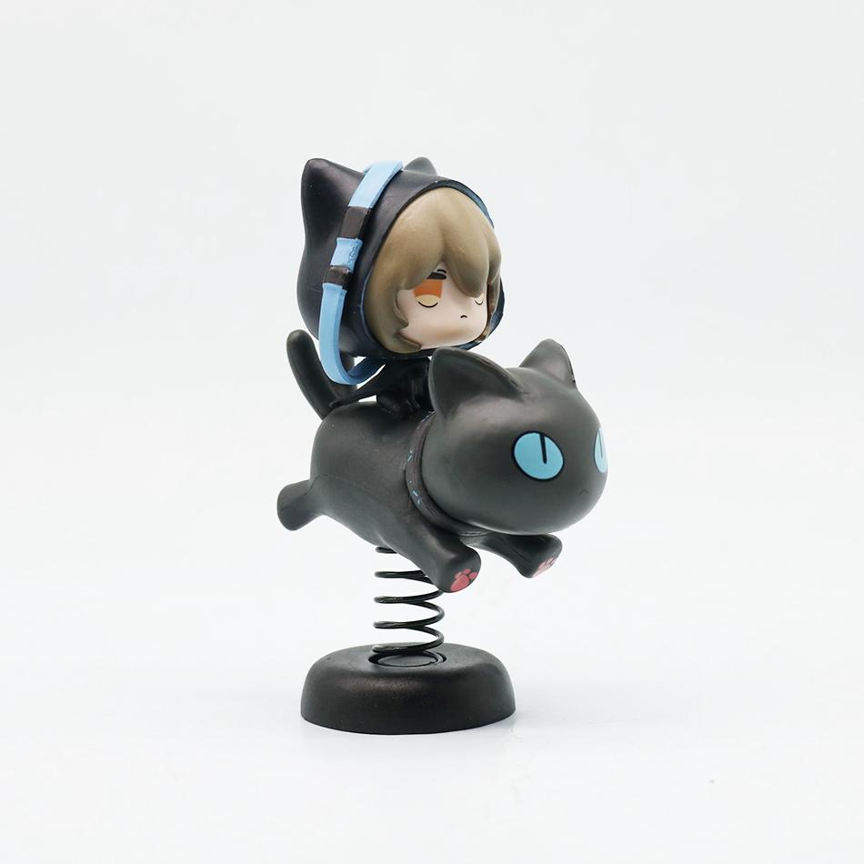 Game Arknights Phantom Figure Anime Figure 10cm Q Version Action Figurine Model Collectible Desk Car Ornaments Decoration Toy