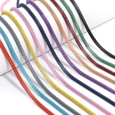 5pcs 1.2m Length Iron Corn Chain Colorful Metal Link Chain Dia 3.2mm For Jewelry Making DIY Bracelet Necklace Findings Wholesale