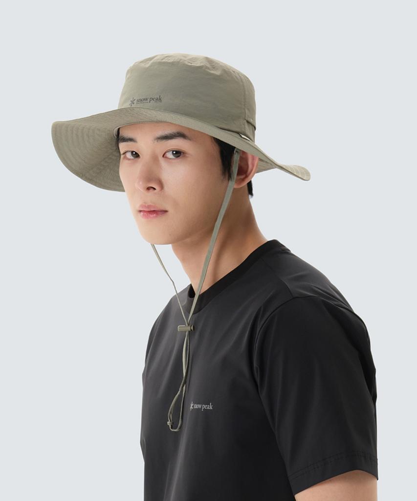 SNOWPEAK APPAREL Cample Wide Hat (S26Zucha19) Olive