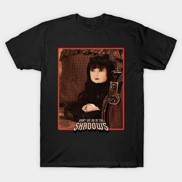 

Men Black Print T-shirt Nadja’S Ghost No-Cut Transfer Paper Print Cotton Tshirt 3XL чорний