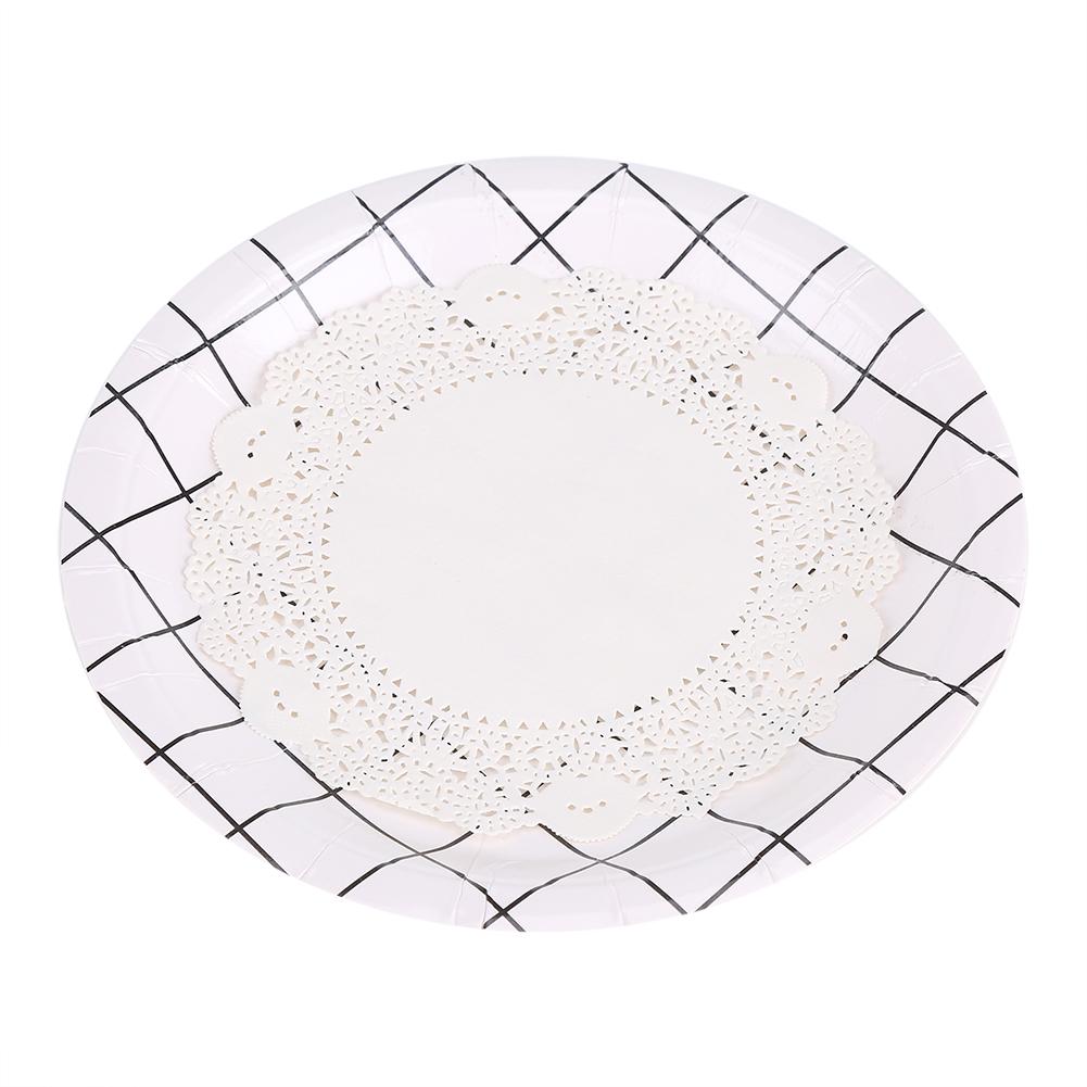 180Pcs Hollowed Decorative Paper Doilies Cake Mat Crafts Wedding Party Decoration