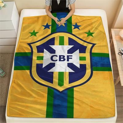 1Pc Chesterfield F.C Print Flannel Blanket, High Quality Comfortable for All Seasons, Home Decor, Warmth and Comfort, Perfect for Christmas GiftS