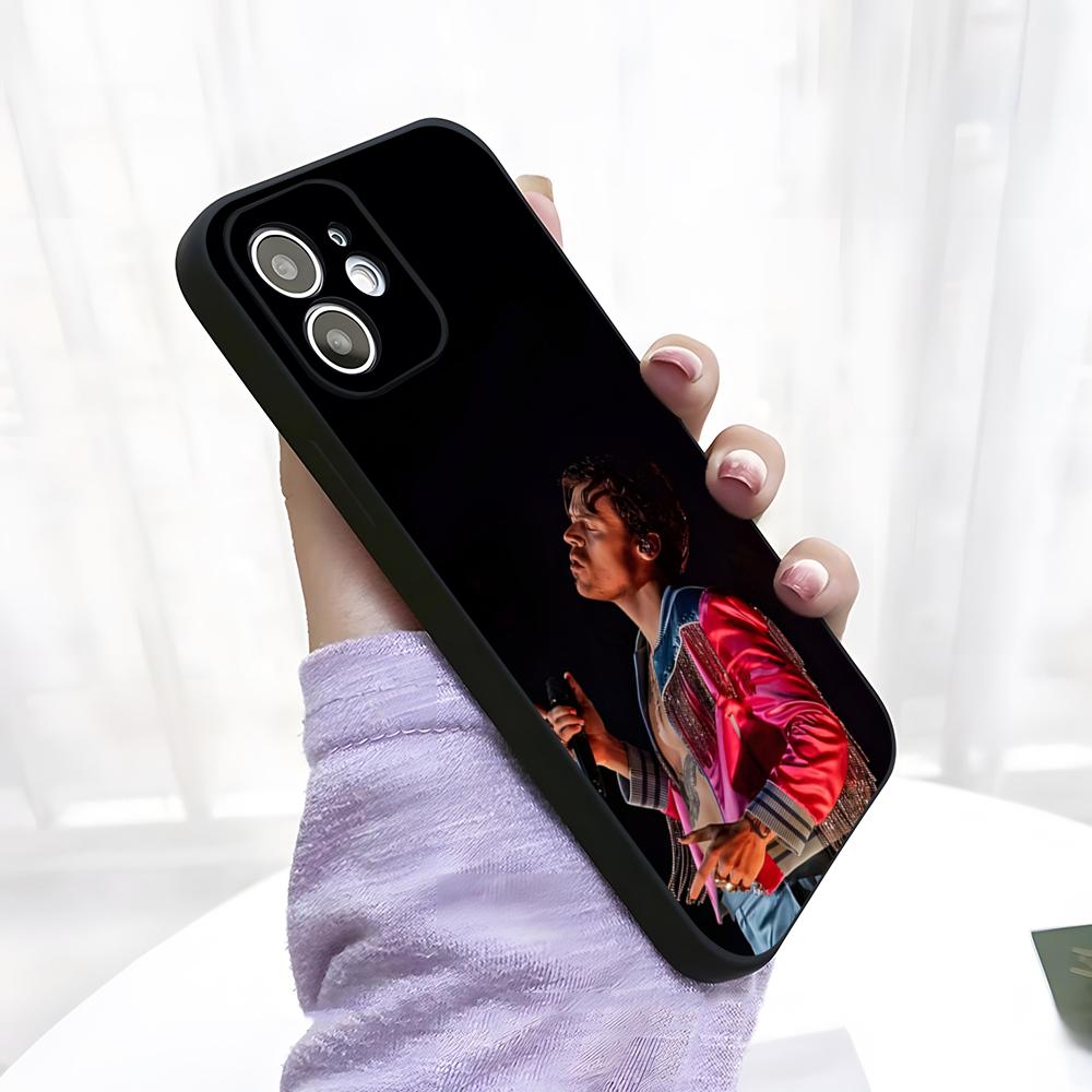H-Harry Styles Phone Case For IPhone 17 Pro Max 15 Pro 16 14 Plus 12 13 Mini 11 Pro Shockproof Soft Cover