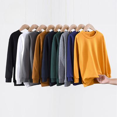 Kinder Basic Langarm T-Shirt Rundhals Baumwolle T-Shirt für Jungen und Mädchen