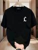 Contemporary Brand 2026 Summer New Round-neck Men's Short-sleeved Loose T-shirt Artistic Top for Both Men and Women