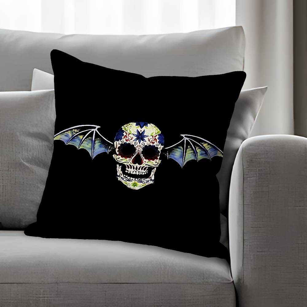 A-Avenged S-Sevenfold Various Sizes Square Pillow Case For Car Home Bedchamber Decor Custom Valentine gift
