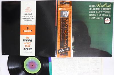LP Record JOHN COLTRANE  Ballads YP8574AI ABC IMPULSE 1976 Japan Obi Jazz Used