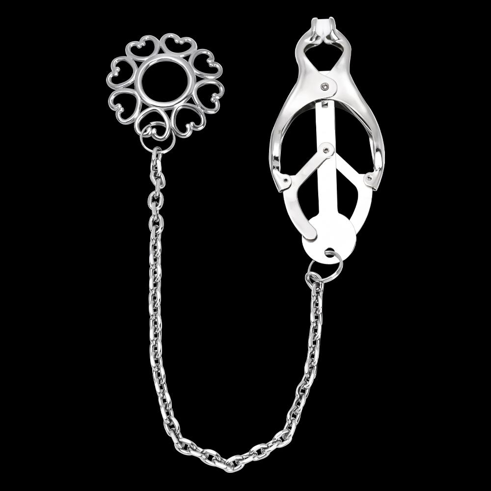 NEW Nipple Device 2pcs Clamp Bondage Gear Hard Clover Nipple Clamps Clips Slave Games Sex Toys Adult Breast Products for Women
