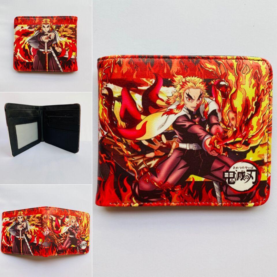 Japan cartoon comics Demon Slayer Short Wallet Cartoon Print Student Coin Purse 0022