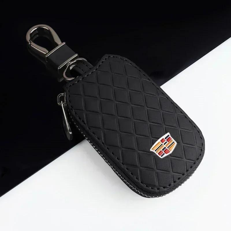 

Car Keychain Key Cover Holder Organizer for Cadillac ATS BLS CT4 CT6 CTS ESCALADE STS XLR XT4 XT5 XTS SLS Accessories