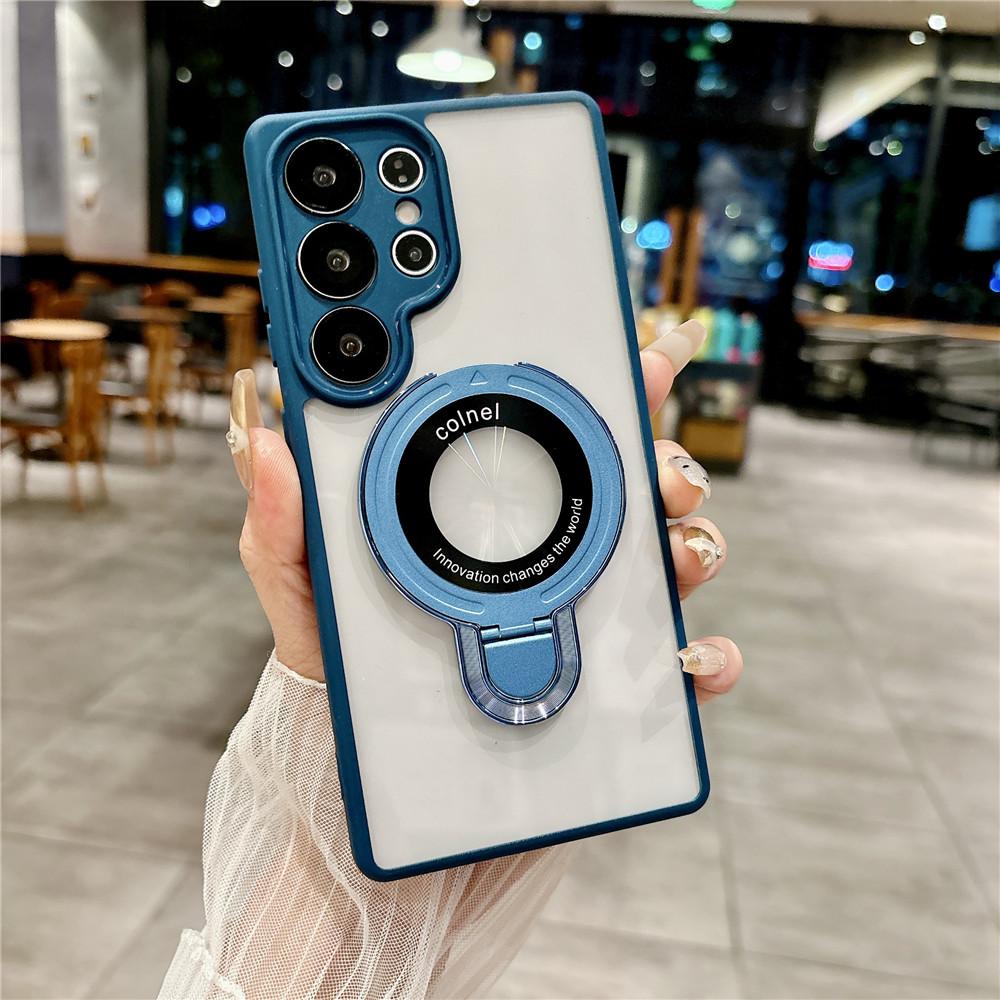 

Складная подставка Armor Противоударный чехол для телефона для iPhone 17 16 15 14 13 12 11 Pro Max Plus 16E 17Air Роскошная акриловая прозрачная твердая крышка For iPhone 11Pro Max