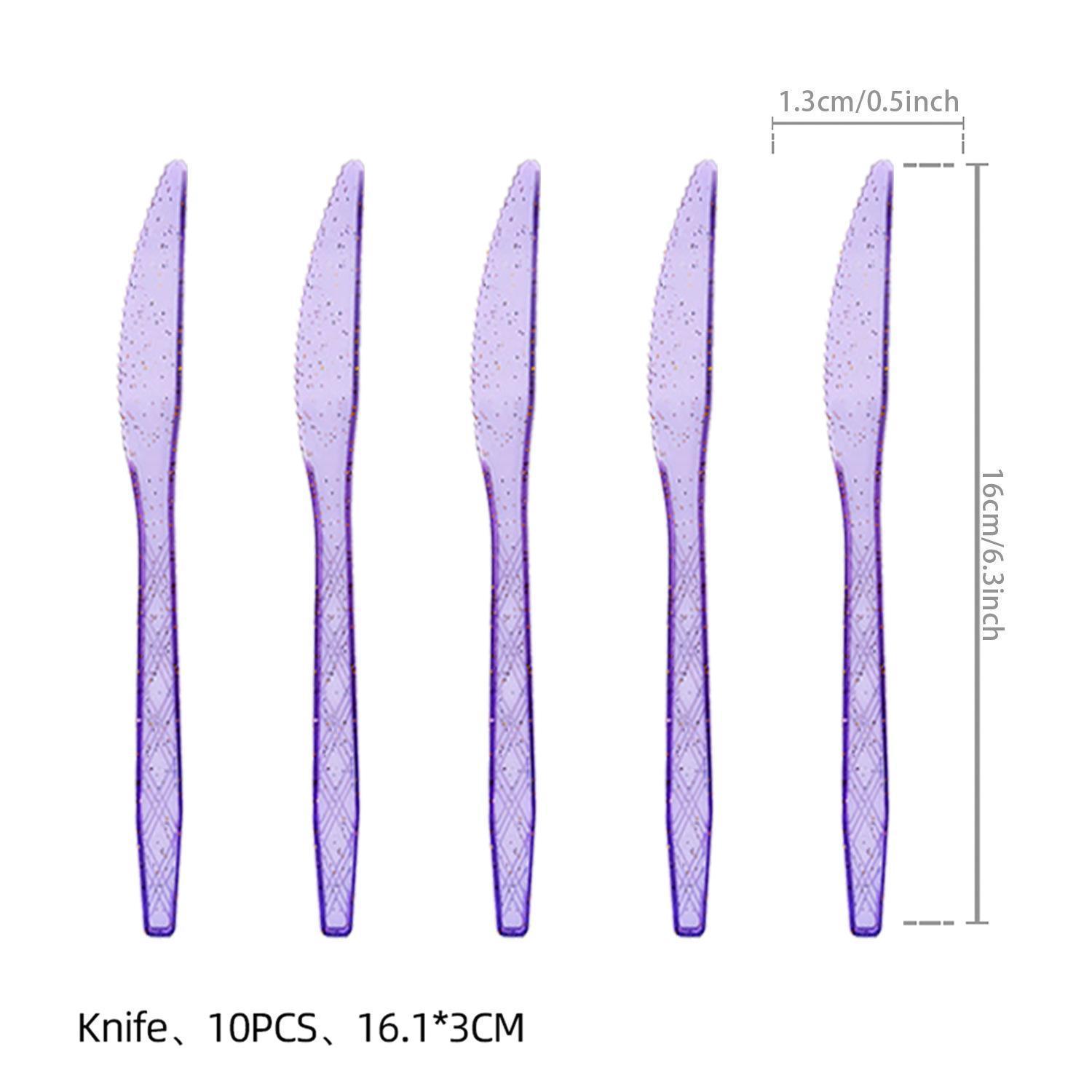 Girl Group-Themed Birthday Party Decorations: Disposable Paper Plates, Cups, Banners, and Cake Topper Set knife 10pcs