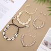 Trendy European and American Shell & Pearl Bracelet Combo for Summer