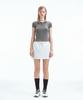 Rest And Recreation Sweat Mini Skort - Light Gray