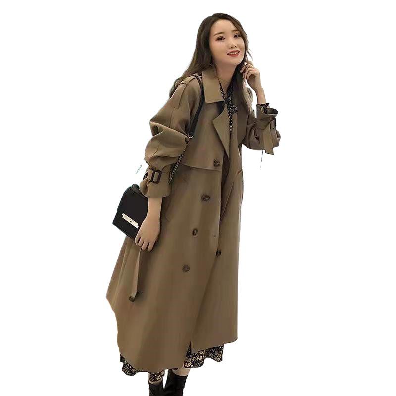 2025 Mid-Length Autumn Trench Coat for Women - British Style with a Goddess Appeal