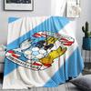 Coventry City FC Printed Flannel Blanket, Soft Throw for Bedroom Sofa, Washable, Christmas Present, Great Gift.