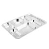 304 Stainless Steel Divided Lunch Tray
