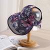 Elegant high-end flower big edge empty top hat children spring and summer outdoor foldable sun hat sun hat