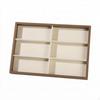 Eyeglasses Display Tray WoodLook Sunglasses MultiCompartment Eyeglass Holder with