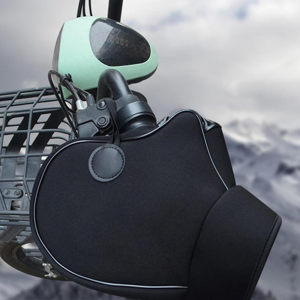 Warm Motorcycle Gloves Windproof Warmer Handle Grip Bike Handlebar Mittens for Riding Winter Cycling Racing Motorbike Outdoor