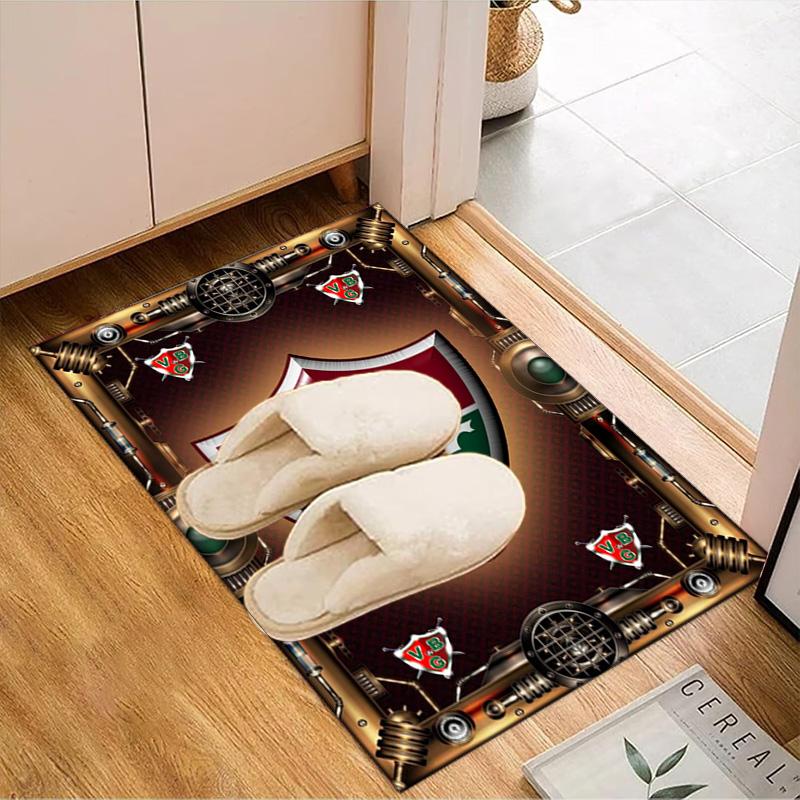 Soccer Club Emblem Design Printed Office Carpet Chair Cushion Entryway Rug, Rugs for Living Room, Bedroom Christmas gifts