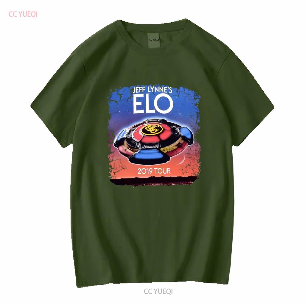 2019 Jeff Lynne S ELO Electric Light Orchestra Tour T Shirt Large Long or Short Sleeves Vintage Washed Fashion