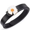 Belt Women'S Leather Cowhide Smooth Buckle Thin Belt Casual Women'S Decoration