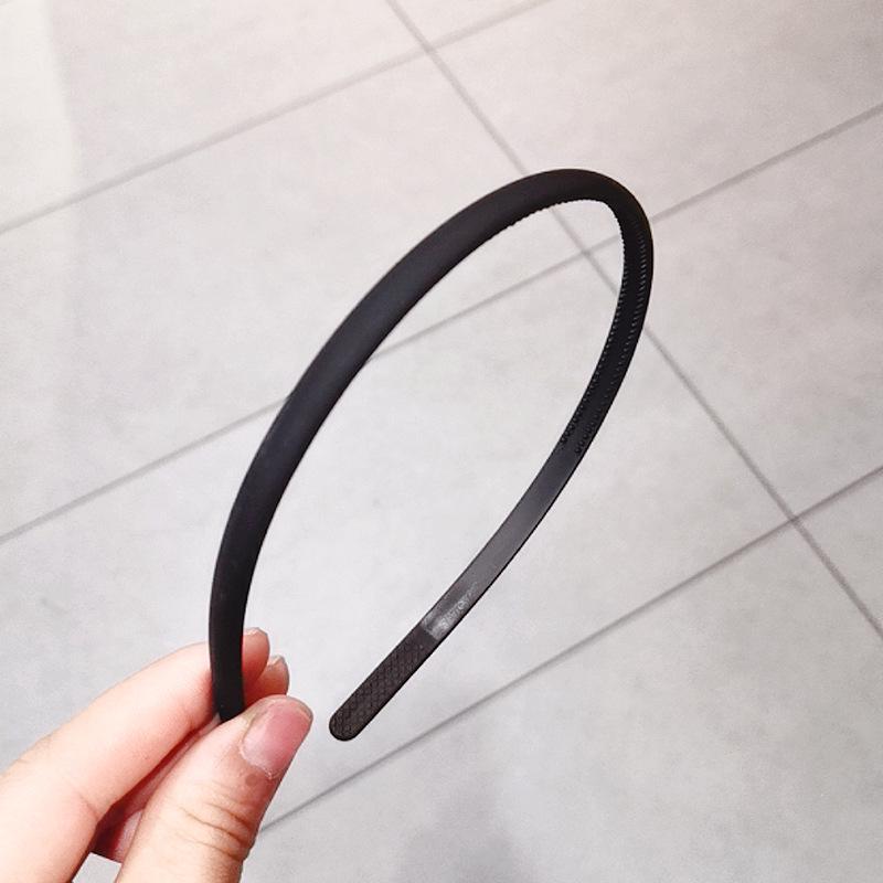 

Корейские матовые ободки для волос Женские красочные однотонные нескользящие тонкие ободки-обручи с зубчиками Аксессуары для волос для девочек