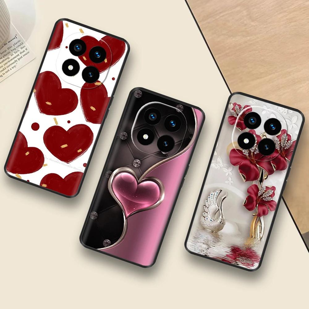 Cute Cat Panda Case For Xiaomi Redmi Note 14 Pro Case Phone Back Cover Soft Liquid Silicone Casing For Redmi Note14 14Pro 4G 5G