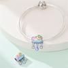 Colorful Clouds Charms   Copper Original Beads Fit Original  Charms Bracelet Beads Jewelry Gifts For Women