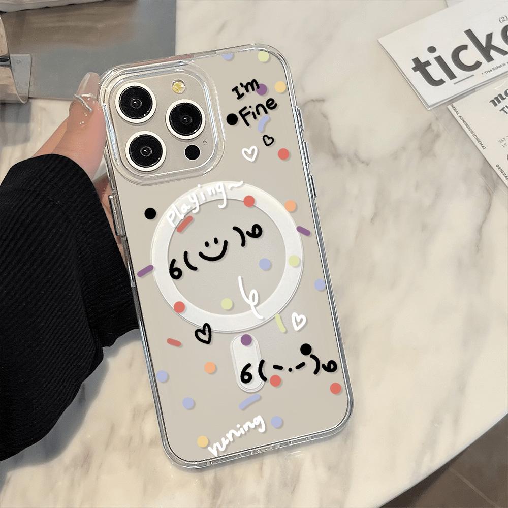 Magnetisk telefondeksel for iPhone 11 12 13 iPhone 13 14 15 Pro 15 16 Pro Max Samsung A15 A16 A25 A26 A55 A56 S25 S24 S22 S23 Ultra S25 Edge