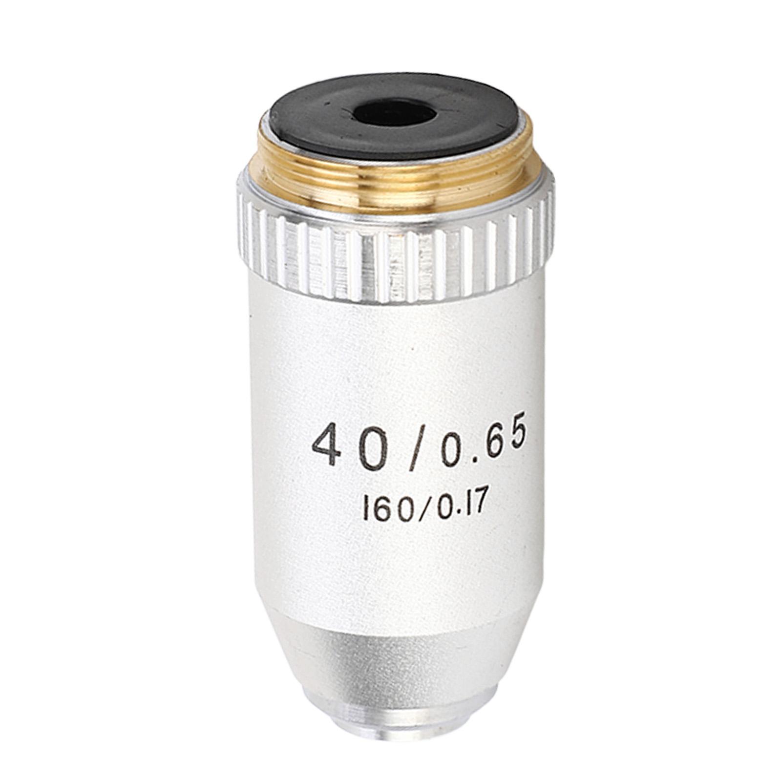 

40X Achromatic Objective RMS Size Brass Stainless Steel Auto Rebound Microscope Objective Replacement