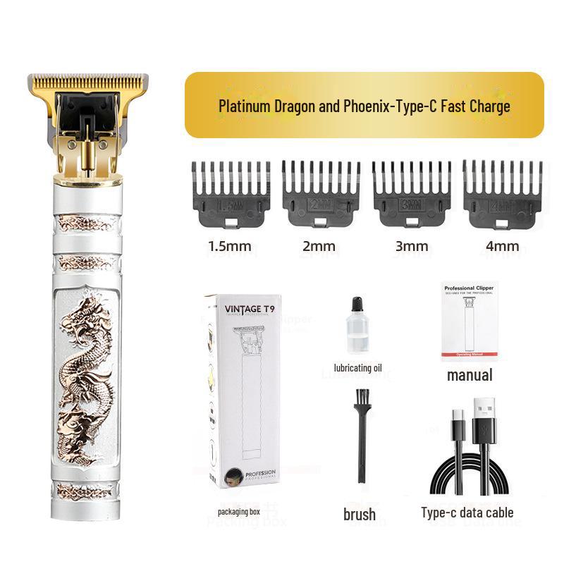 Retro Multifunctional TYPE-C Fast Charging Portable Hair Clipper