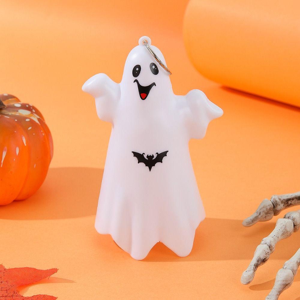 

Plastic Candle Light Small Night Lamp Desktop Ornament LED Halloween Ghost Lantern Festival