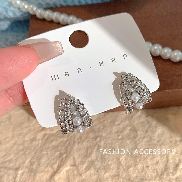 Trendige einfache Opal Ruyi Ohrringe leichter Luxus Nischendesign exquisite Ohrringe personalisierte High-End-Ohrringe