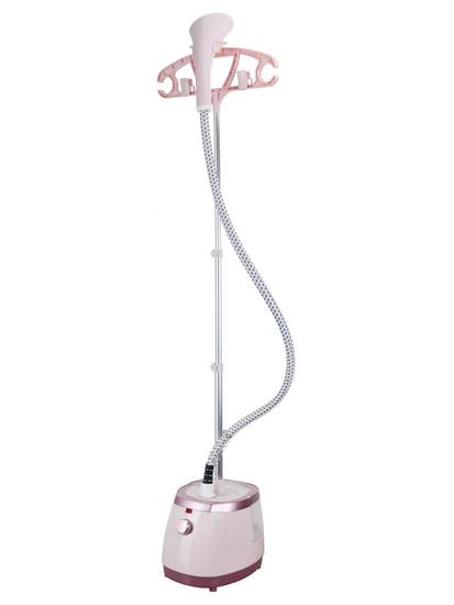 Dual-Rod Vertical Garment Steamer with Ironing Board, Large Steam Output, and Spacious Water Tank for Home Use
