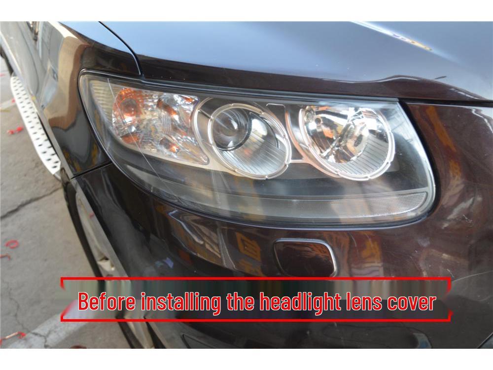 10-12 Hyundai Santa Fe Headlight Frame & Taillight Cover with Fog Lights