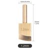 1pcs Leather Edge Soldering Iron Brass Head, DIY Process Pressure Edge Sealing Soldering Iron Tips Tool, DIY Leather Edging Tool
