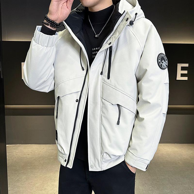Tooling high-quality leisure outdoor sports charge jacket trendy brand warm down jacket men's clothing