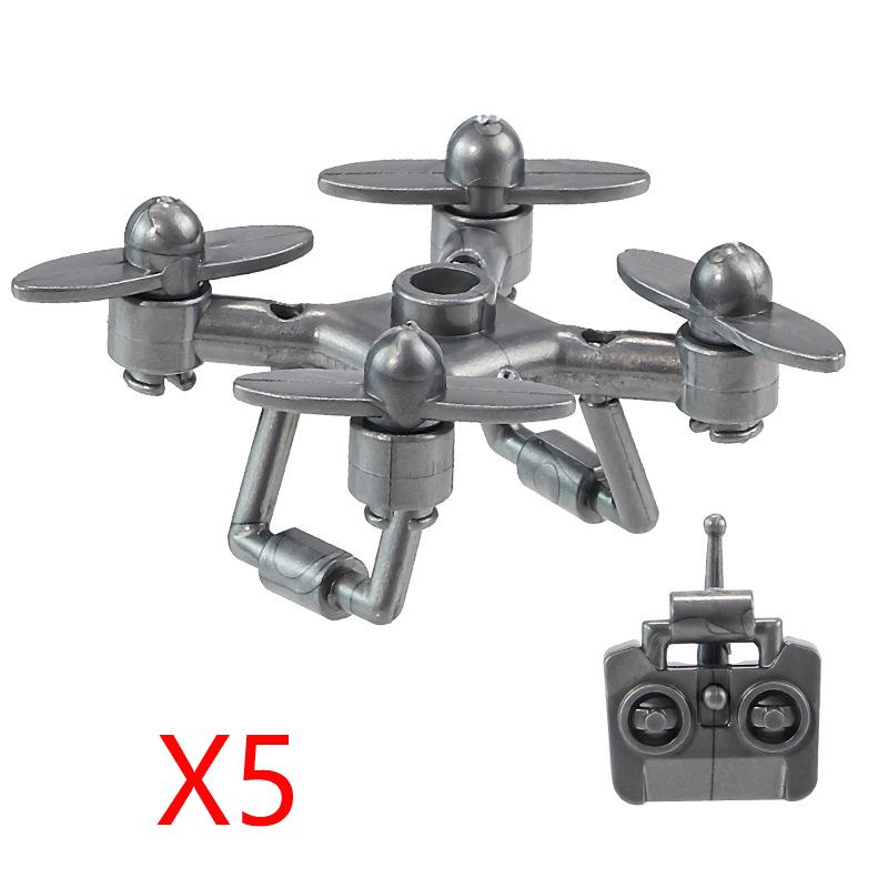 MOC Stavebnice Mini Akční Figurka Příslušenství Kuše Blackhawk Kamuflážní Štít Plamenný Meč Vrtulník DIY Kostky Hračka Dárky