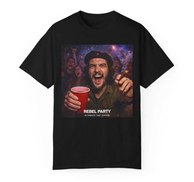Ernesto Che Guevara party comfort colors tee, Che Guevara Shirt XL